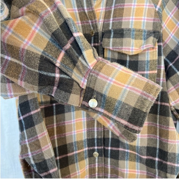 ZARA oversized plaid button up over shirt jacket size XS - Picture 8 of 16